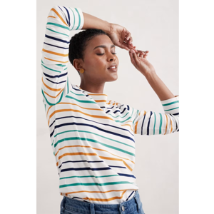 Seasalt Multi-Coloured Striped Sailor Shirt